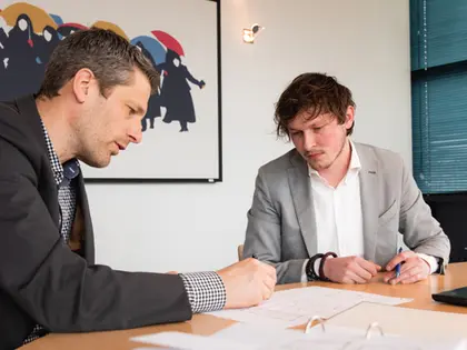 Overleg aan tafel