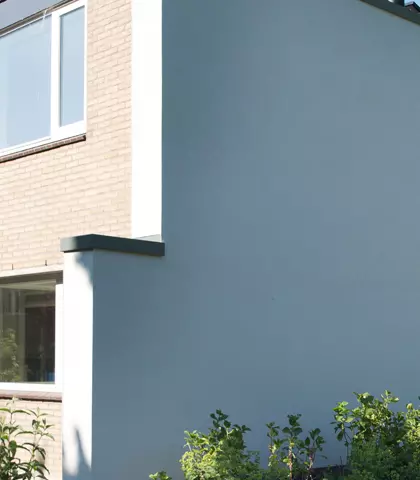 Renovatie jaren-70-woning, buitenzijde