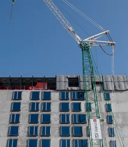 Dakopbouw bovenop het hotel
